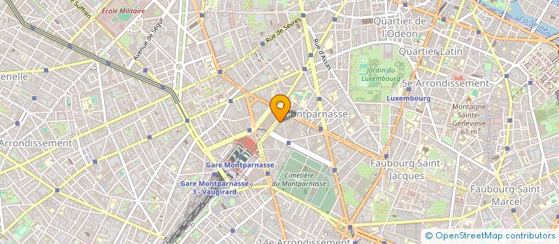 localisation de l'entreprise SYND.COPR. 9 RUE DU DEPART 75014 PARIS R  PARIS