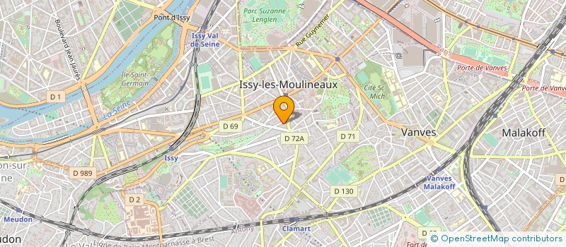 localisation de l'entreprise SYND.COPR. 9 RUE EMILE ZOLA 92 ISSY à ISSY-LES-MOULINEAUX