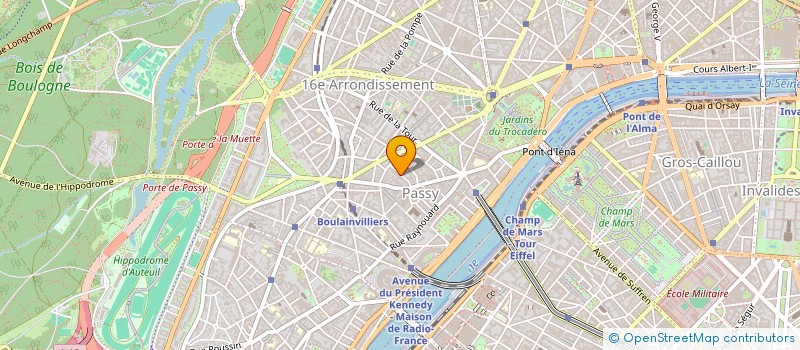 localisation de l'entreprise SYND.COPR. 9 RUE MASSENET 75016 PARIS RE  PARIS