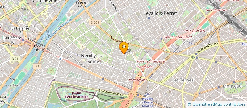 localisation de l'entreprise SYND COPR 9 RUE PAULINE BORGHESE à NEUILLY-SUR-SEINE