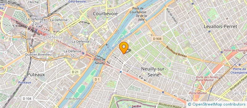 localisation de l'entreprise SYND.COPR. 9 RUE SOYER 92 NEUILLY à NEUILLY-SUR-SEINE