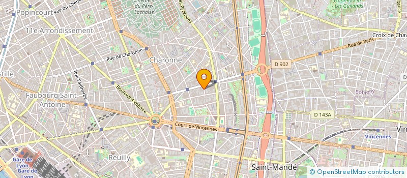 localisation de l'entreprise SYND.COPR. 9 RUE TOLAIN 75020   PARIS RE  PARIS