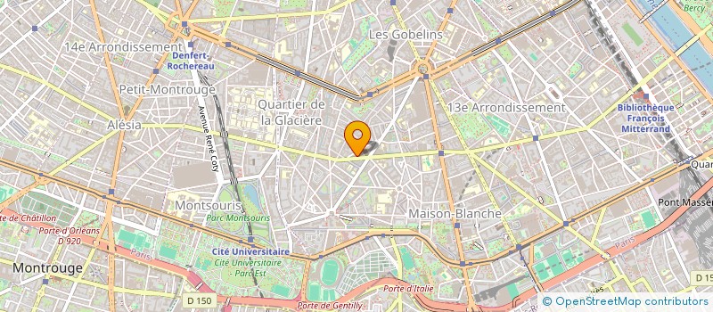 localisation de l'entreprise SYND COPR 90-94 AV D'IVRY 75013 PARIS  PARIS