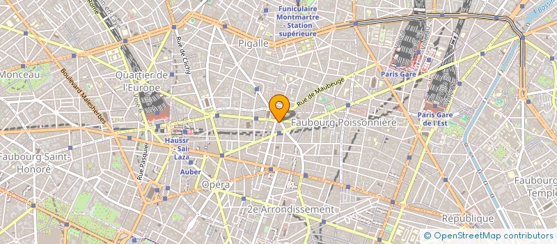 localisation de l'entreprise SYND COPR 90 R DE CLIGANCOURT  PARIS