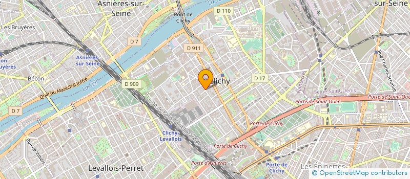localisation de l'entreprise SYND.COPR. 90 RUE DE PARIS 92 CLICHY REP à CLICHY