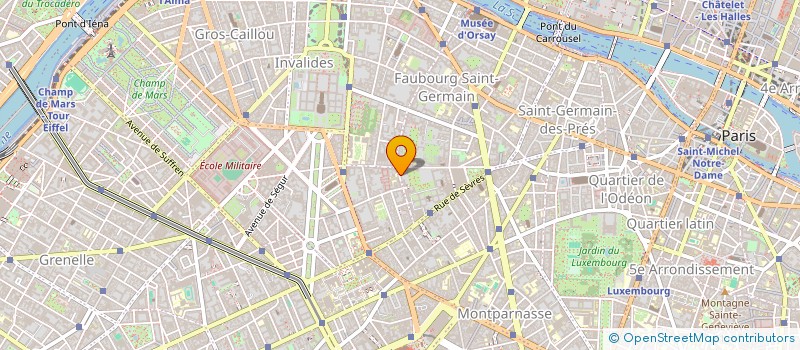localisation de l'entreprise SYND.COPR. 90 RUE DE RENNES     75006 PA  PARIS