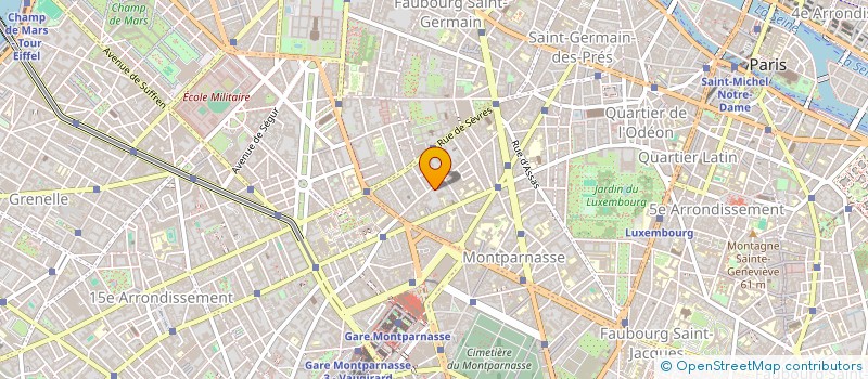 localisation de l'entreprise SYND COPR 91T R CHERCHE MIDI 75006  PARIS