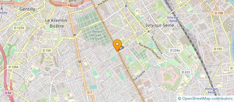 localisation de l'entreprise SYND.COPR. 92 BIS AVENUE DE VERDUN 9 à IVRY-SUR-SEINE