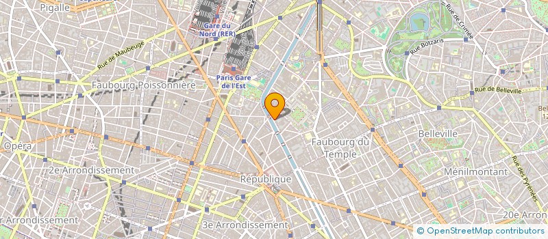 localisation de l'entreprise SYND.COPR. 92 QUAI DE JEMMAPES  PARIS 10  PARIS