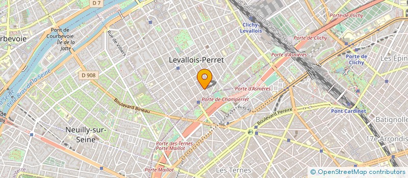 localisation de l'entreprise SYND.COPR. 92 RUE LOUIS ROUQUIER 92 LEVA à LEVALLOIS-PERRET