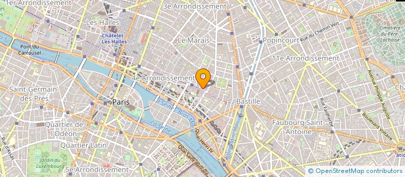 localisation de l'entreprise SYND.COPR. 92 RUE SAINT ANTOINE 75004 PA  PARIS