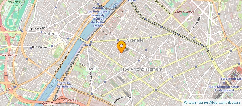 localisation de l'entreprise SYND.COPR. 93 RUE DE LOURMEL PARIS 15 RE  PARIS