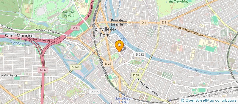 localisation de l'entreprise SYND.COPR. 93 RUE DE PARIS  JOINVILLE-LE-PONT