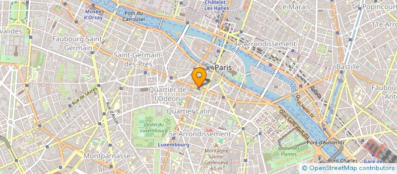 localisation de l'entreprise SYND COPR 94 BD ST GERMAIN  PARIS