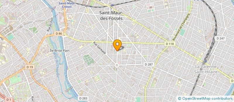 localisation de l'entreprise SYND.COPR. 96 AV CARNOT 94 SAINT MAUR à SAINT-MAUR-DES-FOSSES