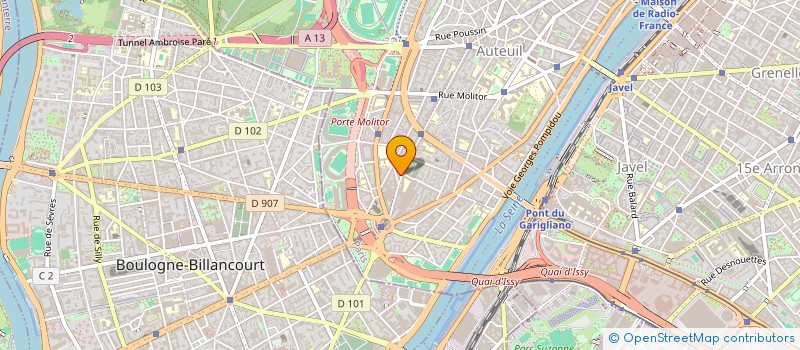 localisation de l'entreprise SYND.COPR. 96 RUE MICHEL ANGE   75016 PA  PARIS