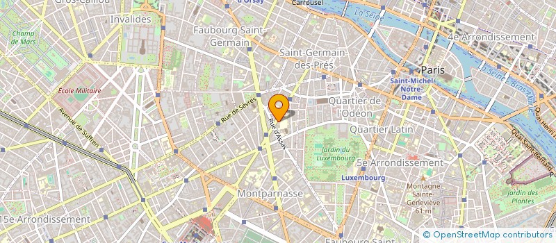 localisation de l'entreprise SYND.COPR. 97 R DE RENNES 75006 PARIS RE  PARIS