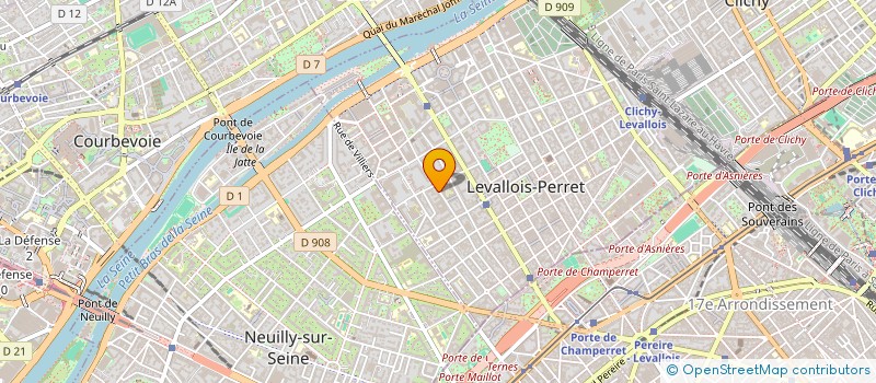 localisation de l'entreprise SYND COPR 97 RUE DANTON  LEVALLOIS-PERRET