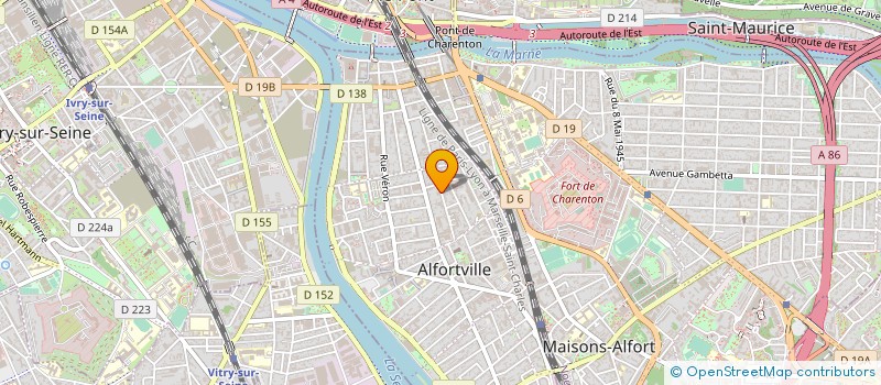 localisation de l'entreprise SYND.COPR. 98-100 RUE EDOUARD VAILLANT  ALFORTVILLE