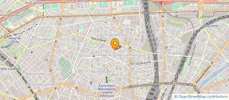 localisation de l'entreprise SYND.COPR. 98 RUE MARCADET 75018 PARIS R  PARIS