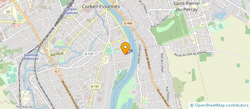 localisation de l'entreprise SYND.COPR. 98 RUE SAINT SPIRE 91 CORBEIL  CORBEIL-ESSONNES