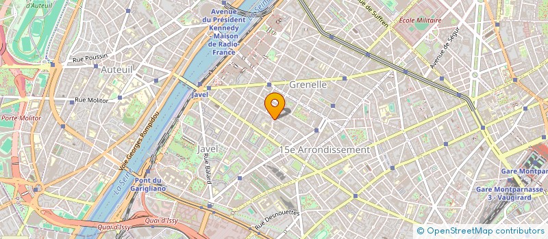 localisation de l'entreprise SYND COPR 99 101 RUE DE LOURMEL  PARIS