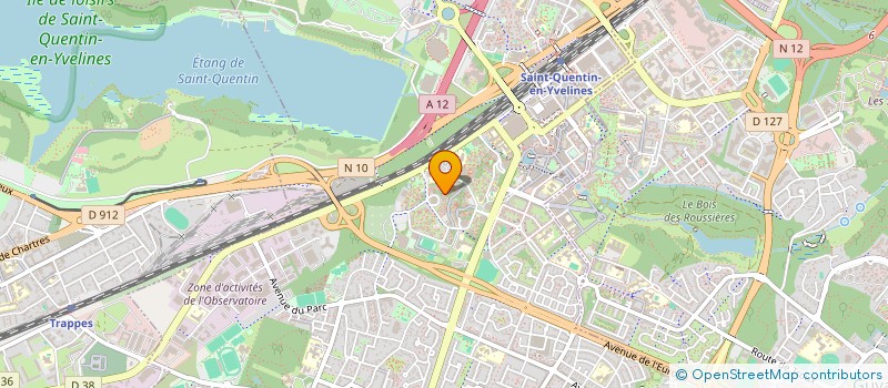 localisation de l'entreprise SYND COPR ALLEE DES EPINES  MONTIGNY-LE-BRETONNEUX