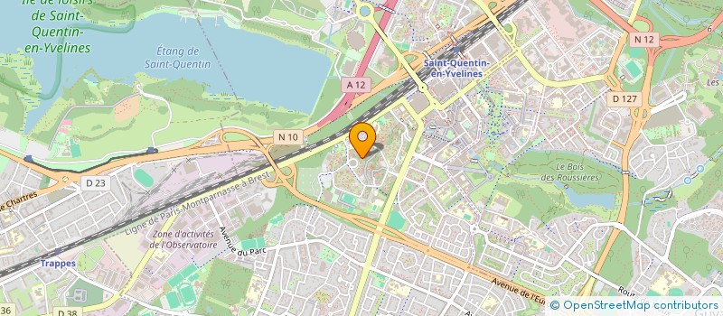 localisation de l'entreprise SYND COPR ALLEE DES EPINES  MONTIGNY-LE-BRETONNEUX