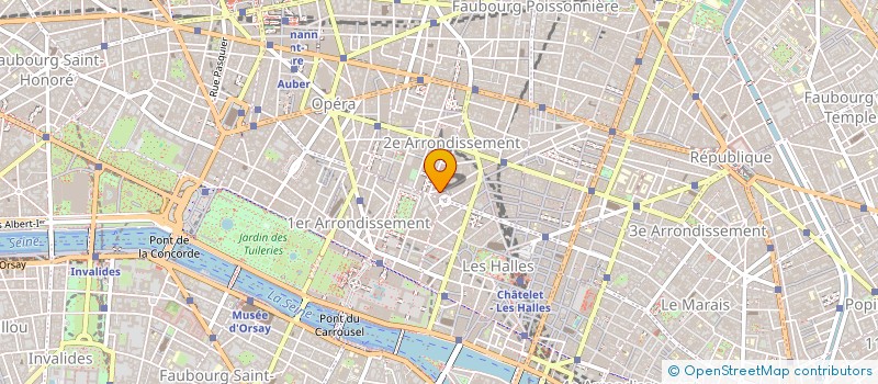 localisation de l'entreprise SYND COPR ANGLE DU 6 R DES PETITS PERES ET 6 PLACES DES VICTOIRES 75002 PARIS  PARIS