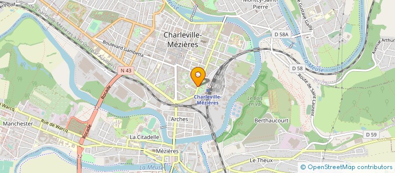 localisation de l'entreprise SYND COPR ARDUINNA  CHARLEVILLE-MEZIERES