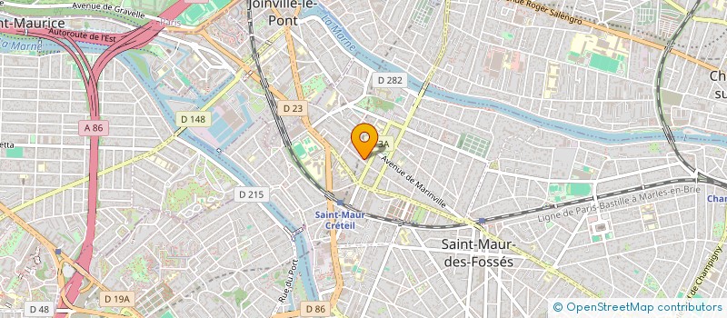 localisation de l'entreprise SYND COPR CAVAIGNAC-GALLIENI à SAINT-MAUR-DES-FOSSES