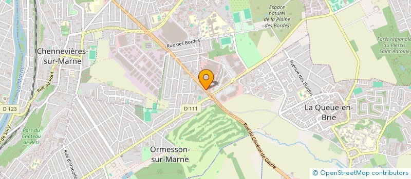 localisation de l'entreprise SYND.COPR CENTRE COMMERCIAL PINCE VENT à ORMESSON-SUR-MARNE