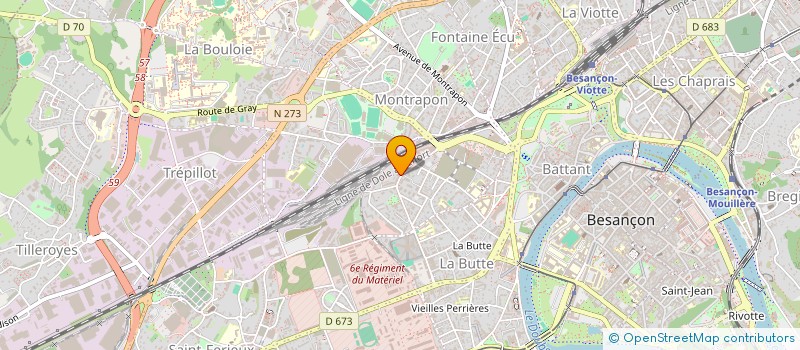 localisation de l'entreprise SYND COPR CORUM à BESANCON