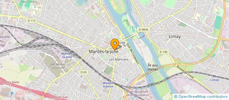 localisation de l'entreprise SYND.COPR. COTEAUX DE VERNEUIL 4 ALLEE C  MANTES-LA-JOLIE