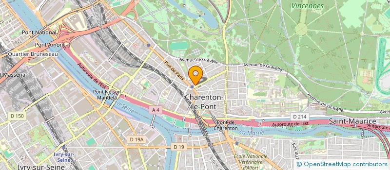 localisation de l'entreprise SYND COPR DE LA R SERPENTE LES ANEMONES à CHARENTON-LE-PONT