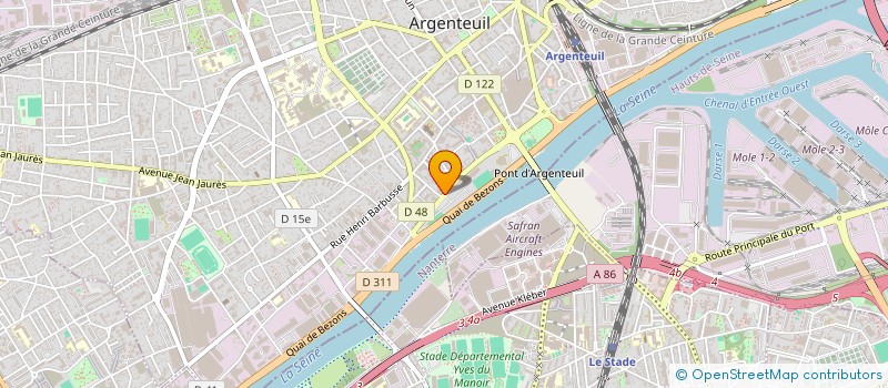 localisation de l'entreprise SYND.COPR. DE LA RES LES RIVES D ARGENT  ARGENTEUIL