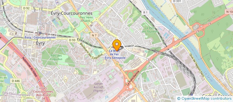 localisation de l'entreprise SYND.COPR. DE LA RES LES        VIEILLES  EVRY-COURCOURONNES