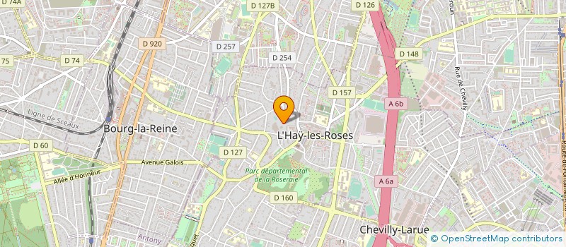 localisation de l'entreprise SYND.COPR. DE LA RESIDENCE 3 RUE PLEIADE à L'HAY-LES-ROSES
