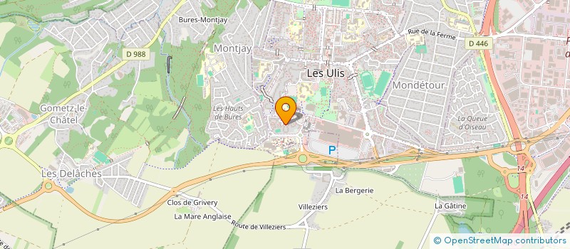 localisation de l'entreprise SYND.COPR. DE LA RESIDENCE LA   VAUCOULE  LES ULIS