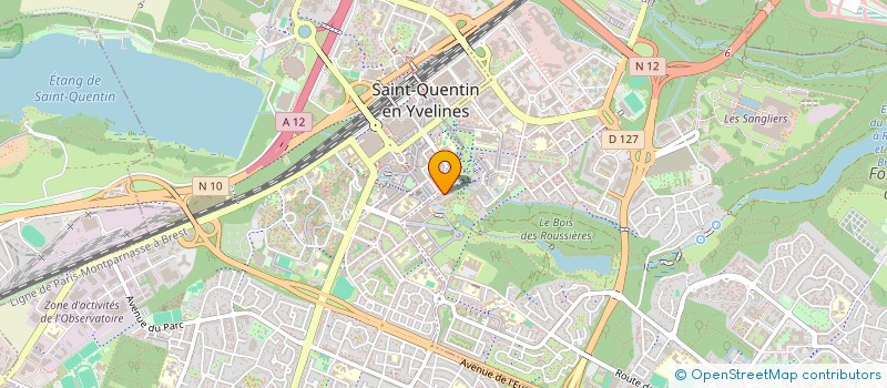 localisation de l'entreprise SYND.COPR. DE LA RUE DE PARIS ET DE LA M  GUYANCOURT