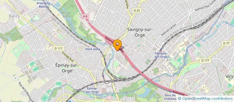 localisation de l'entreprise SYND.COPR. DE LA RUE DU BILLOIR LES ROCH à SAVIGNY SUR ORGE