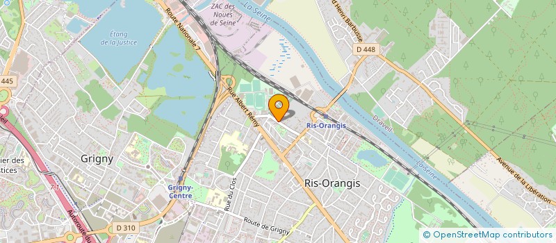 localisation de l'entreprise SYND.COPR. DE LA RUE J RECKITT 91 RIS O à RIS-ORANGIS