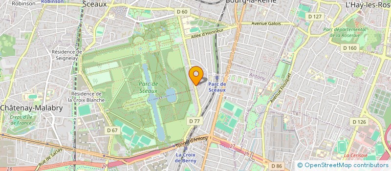 localisation de l'entreprise SYND COPR DEVALAN BERNA à SCEAUX