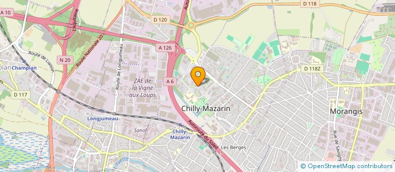 localisation de l'entreprise SYND COPR DOMAINE DU CHATEAU 5  CHILLY-MAZARIN