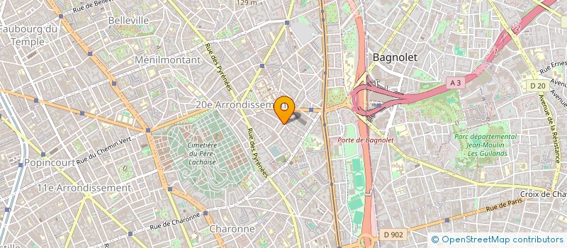 localisation de l'entreprise SYND COPR DU 1 3 RUE DE LA COUR DES NOUE  PARIS