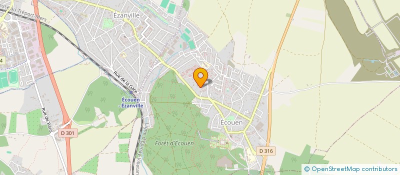 localisation de l'entreprise SYND.COPR. DU 1 ALLEE DES       HORTENSI  ECOUEN