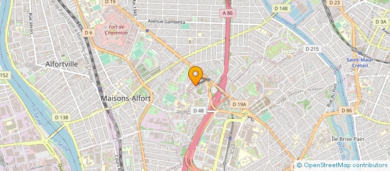 localisation de l'entreprise SYND.COPR. DU 1 AU 8 COURS DES JULIOTTE à MAISONS-ALFORT