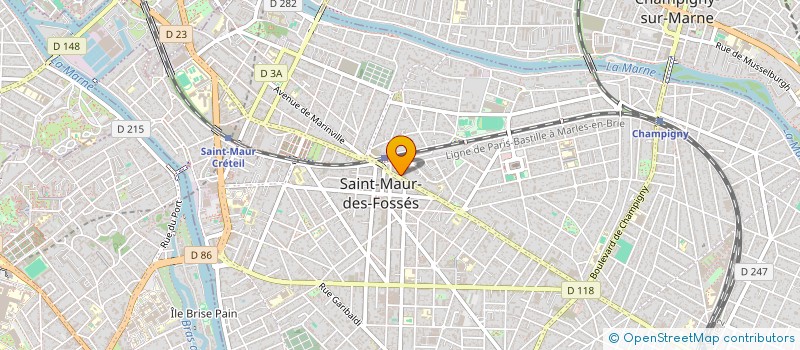 localisation de l'entreprise SYND COPR DU 1 AV GABRIELLE à SAINT-MAUR-DES-FOSSES