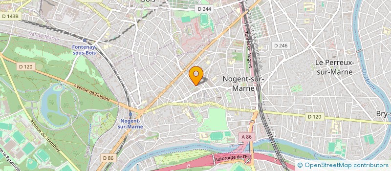 localisation de l'entreprise SYND.COPR. DU 1 AVE DE BRY 94 LE PERREUX à NOGENT-SUR-MARNE