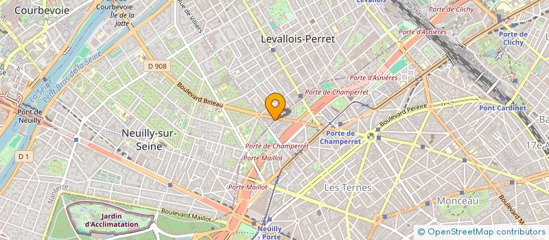 localisation de l'entreprise SYND.COPR. DU 1 BD BINEAU 92 LEVALLOI à LEVALLOIS-PERRET